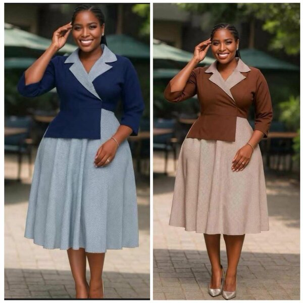 Robe courte de bureau