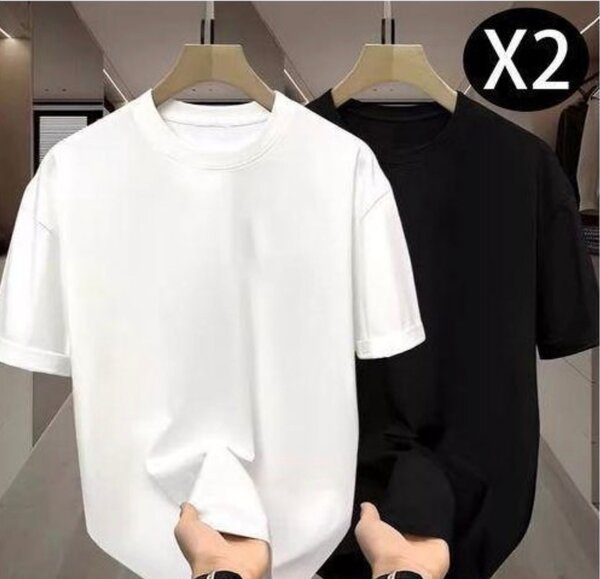 T-shirt uni pour homme