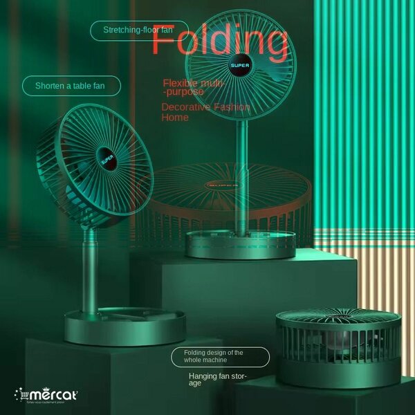 Mini ventilateur télescopique à chargement USB