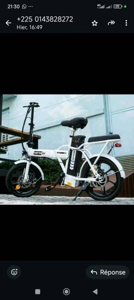 Vélo électrique pliable hautes performances