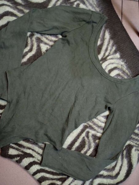 Bodysuit manches longues vert