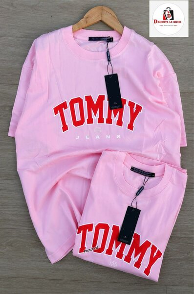 T-shirt rose Tommy