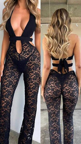 Robe en crochet sexy pour femmes