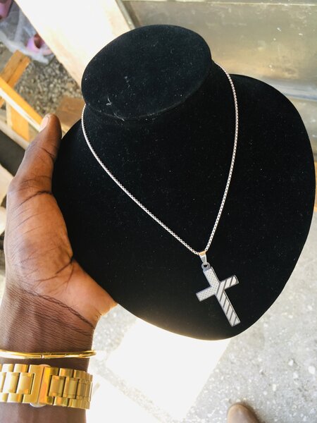 Silver Cross Necklace