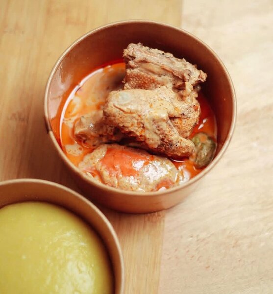 Sauce arachide - foutou