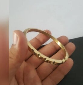 Best Qualtiy Metal Golden Trendy Kara for Boys and Men