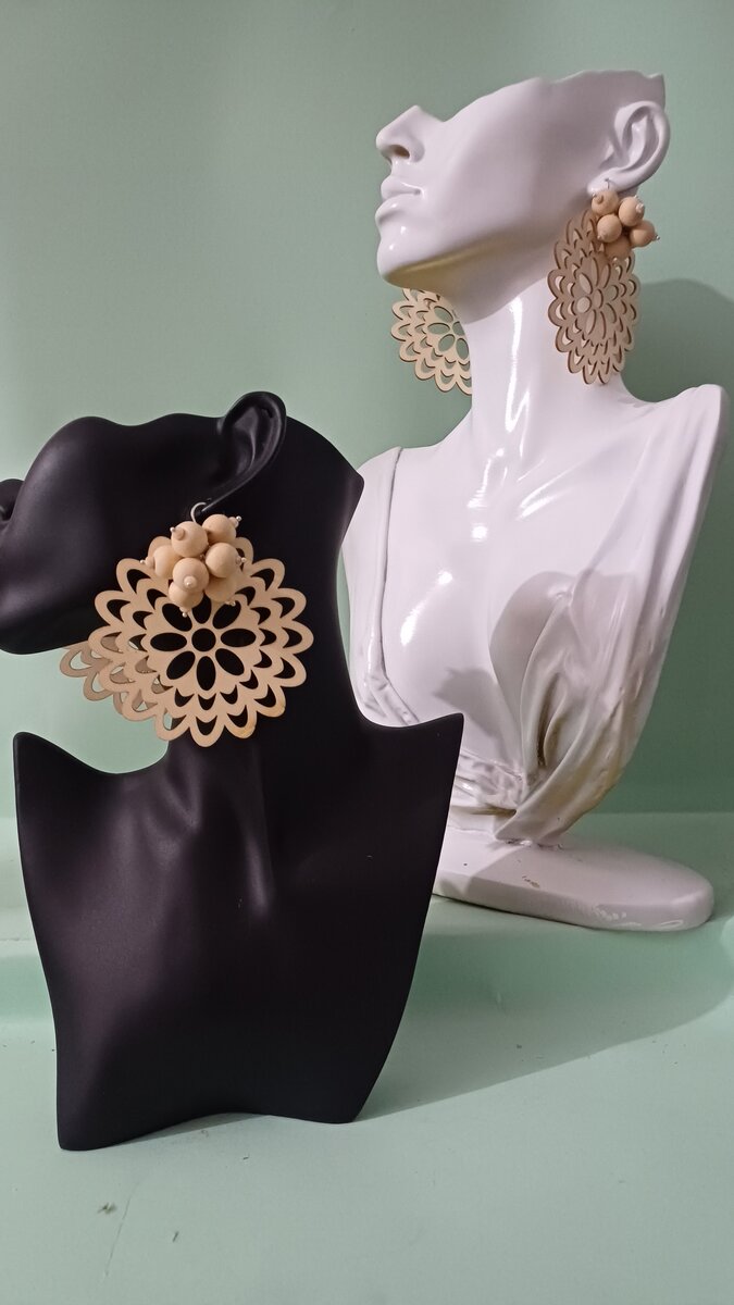 Boucles d'Oreilles Florales