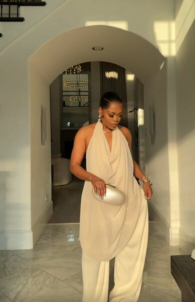 Pantalon large élégant femme