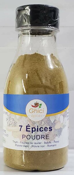 Mélange de 7 épices en poudre
