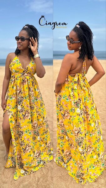 Robe Longue Fleurie Bohème