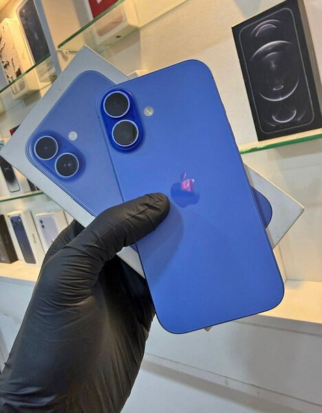 Smartphone bleu moderne