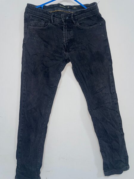 Jean slim noir homme