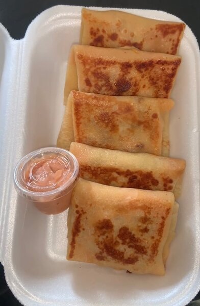 Crêpe à la viande hachée