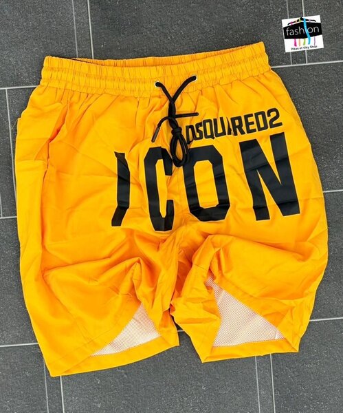 Short de bain ICON jaune