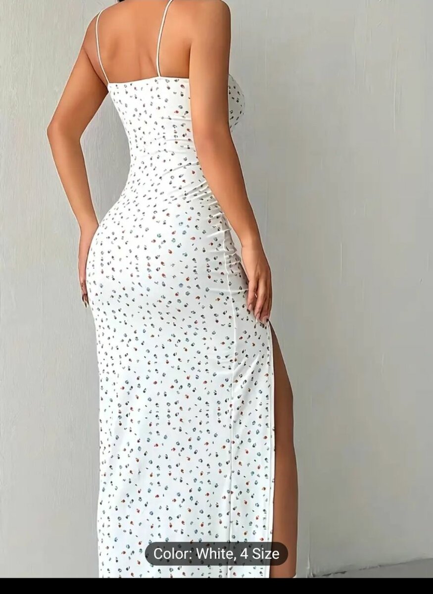 Stunning Floral Print Long Sleeve Dress