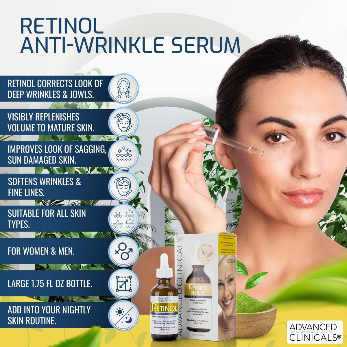 Advanced Clinicals Retinol Serum