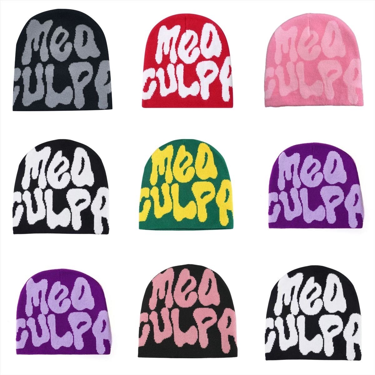 Beanies in different colours