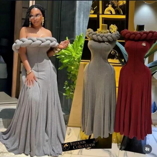 Robe élégante épaules nues