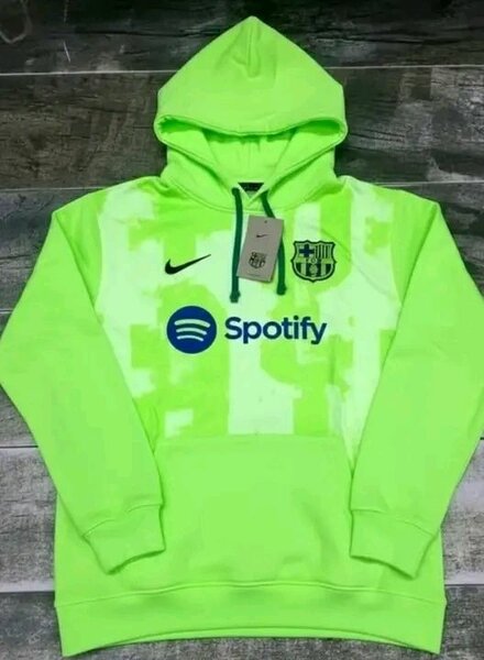 Sweat à capuche Nike FC Barcelone Spotify vert