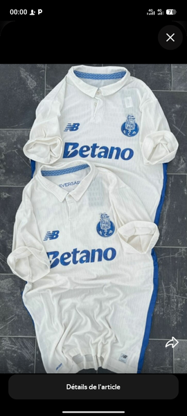 Maillot de football blanc