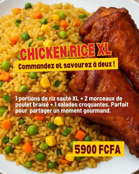 Poulet Riz XL Partagez