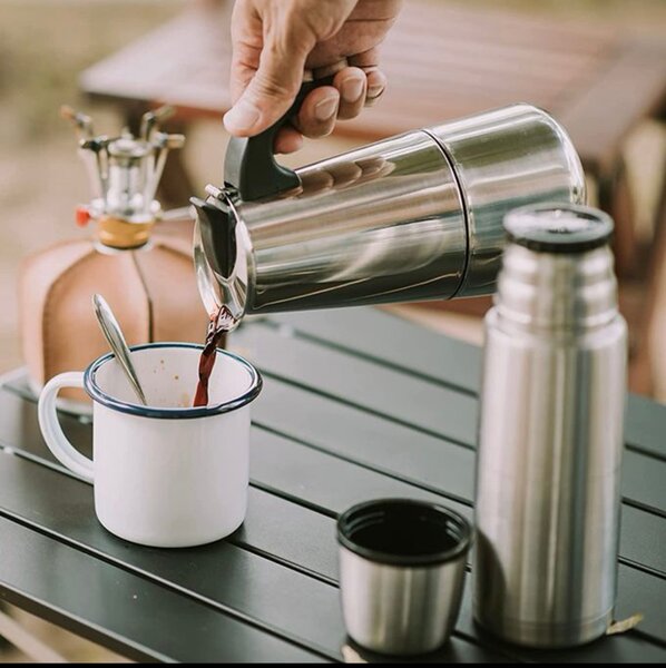 Cafetière à Expresso Cafetière en Acier Inoxydable pour 2 Ta