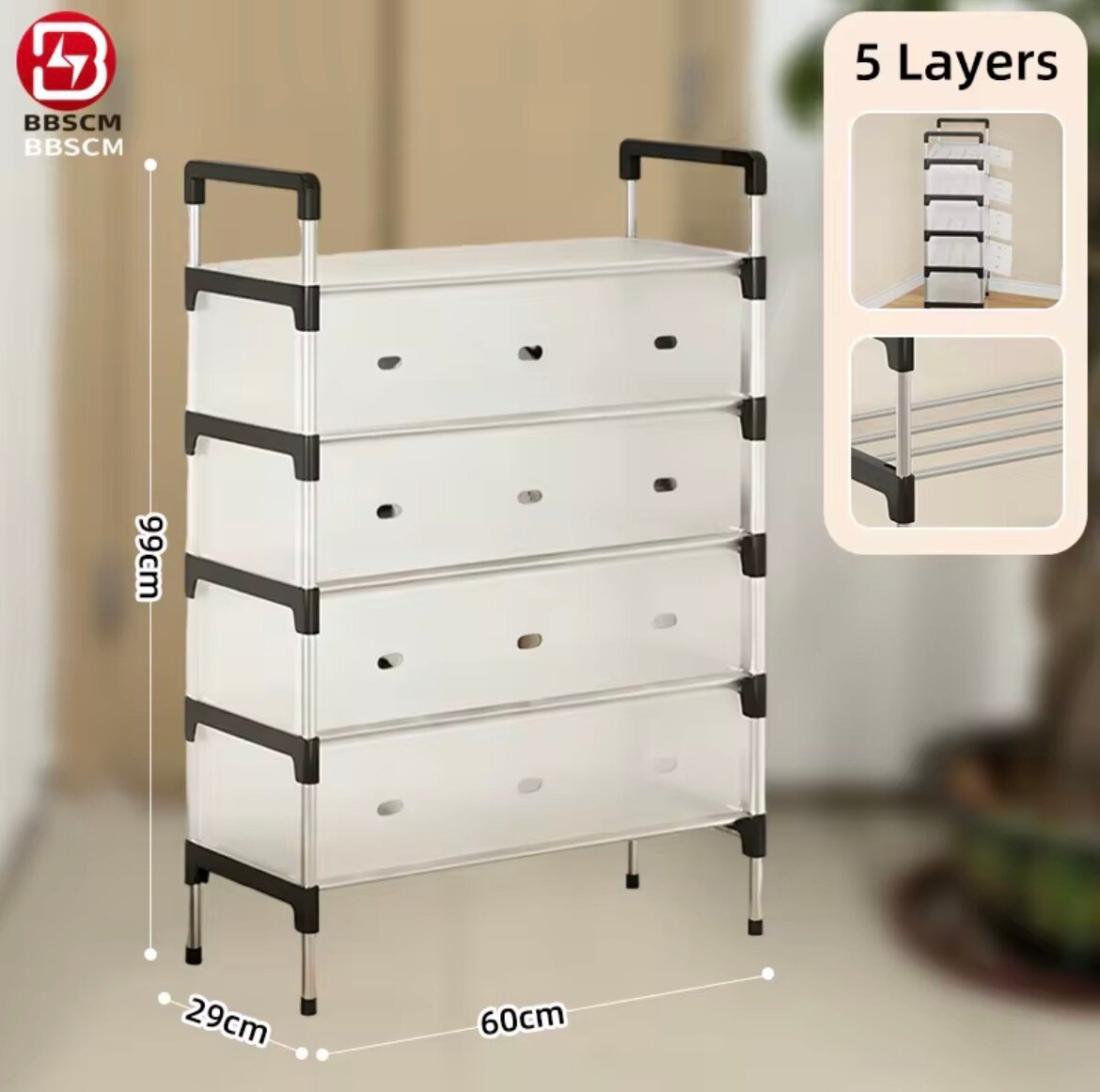 Étagère de rangement 7 niveaux