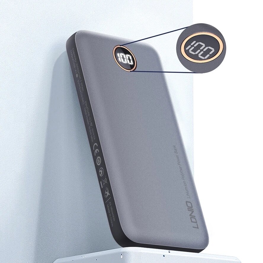 LDNIO PQ10 LED Display PD Power Bank 10000mAh,22.5W Fast