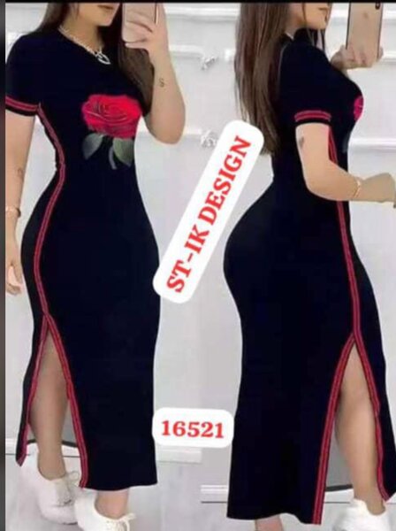 Robe longue fleurie élégante