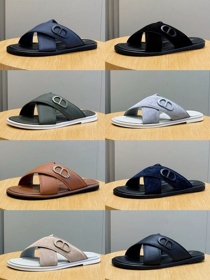 Sandales en cuir décontractées