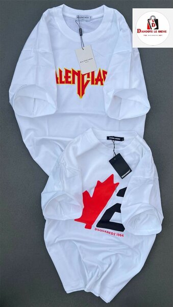 T-shirts blancs graphiques tendance