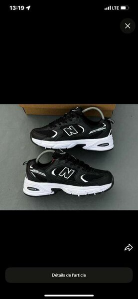 Chaussures de sport noires