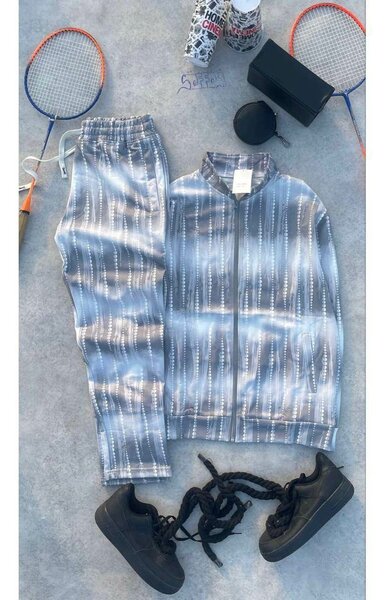 Survêtement à rayures décontracté