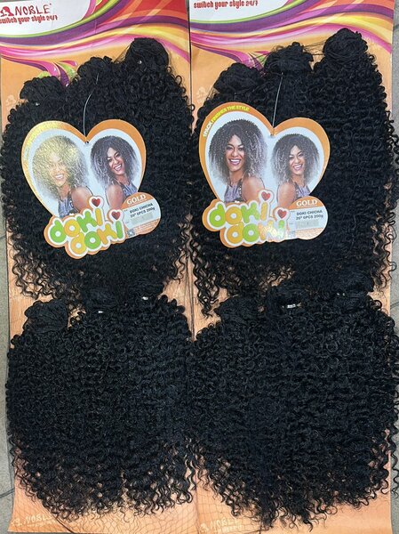 Extensions bouclés noir 4 pièces