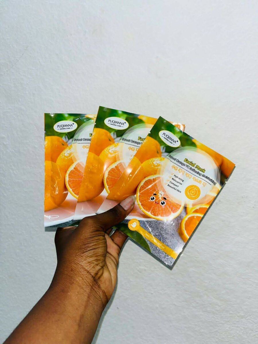 Masques Visage Fruités et Caféinés