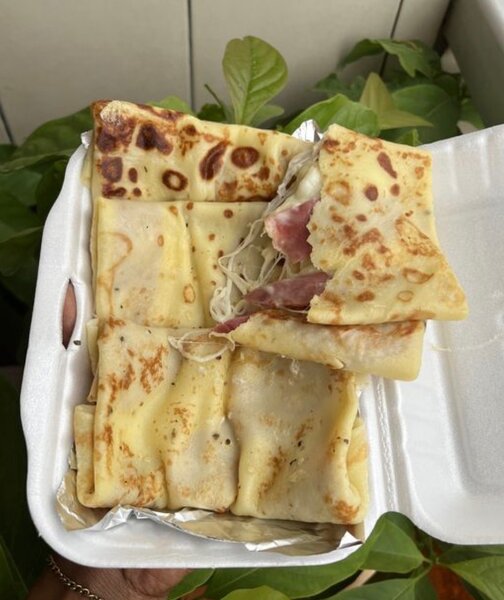 Crêpes au Jambon et Fromage