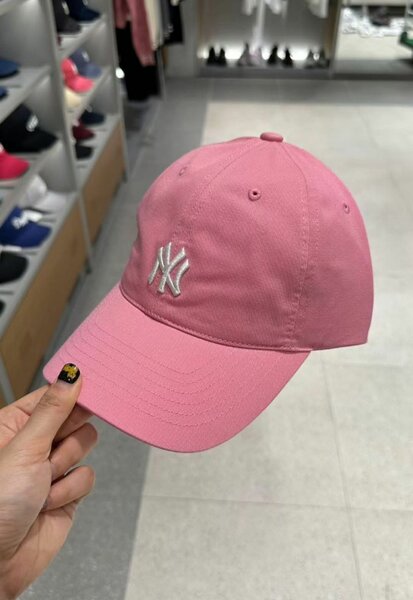 Casquette rose NY femme