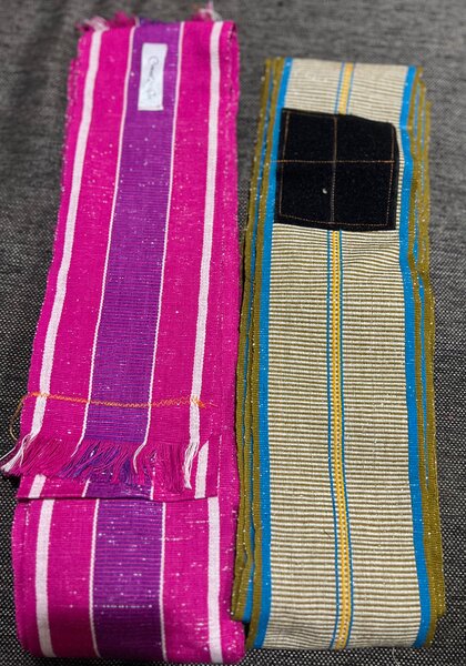 Ceintures ethniques colorées