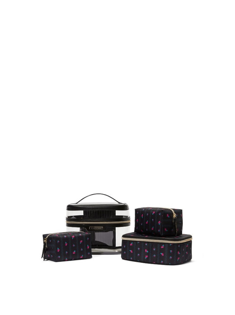 Victoria Secret  Accessories 4-Piece Makeup Bag