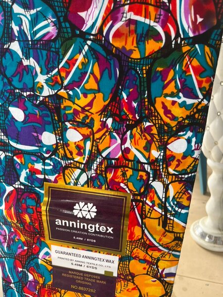 Tissu Anningtex Wax Coloré