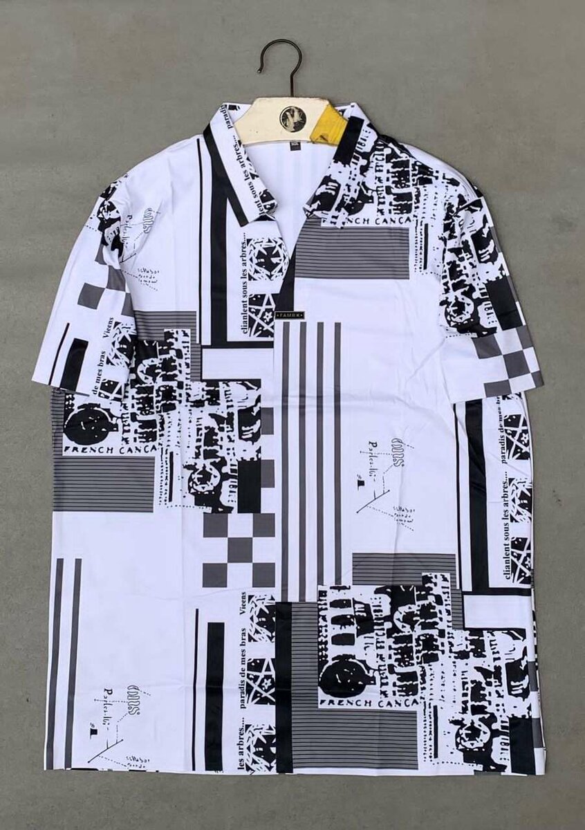 Chemises imprimées artistiques