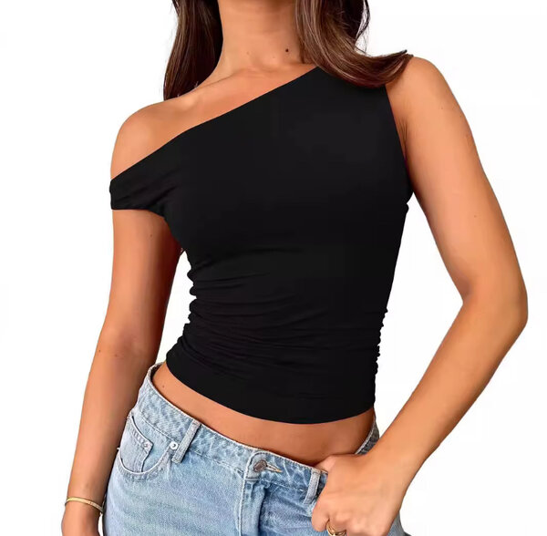 Top asymétrique femme