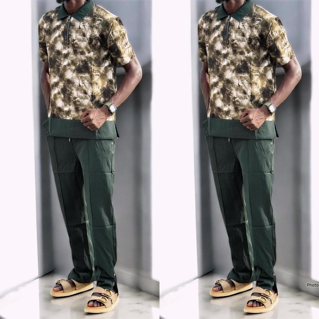 Ensemble homme chemise imprimée