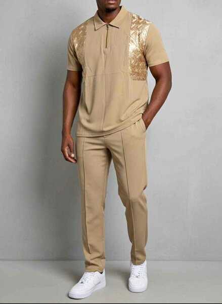 Ensemble polo homme élégant