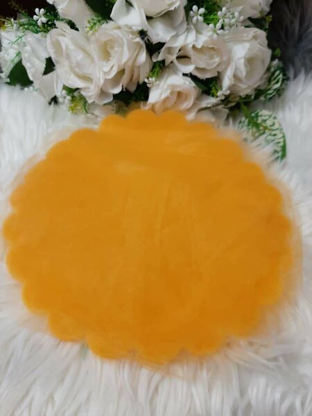 Tulle simple orangé