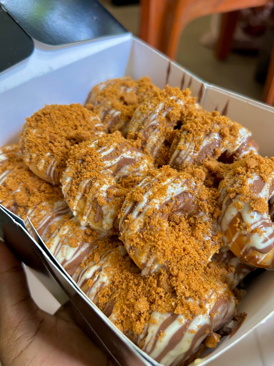 Box donuts double chocolat xxl