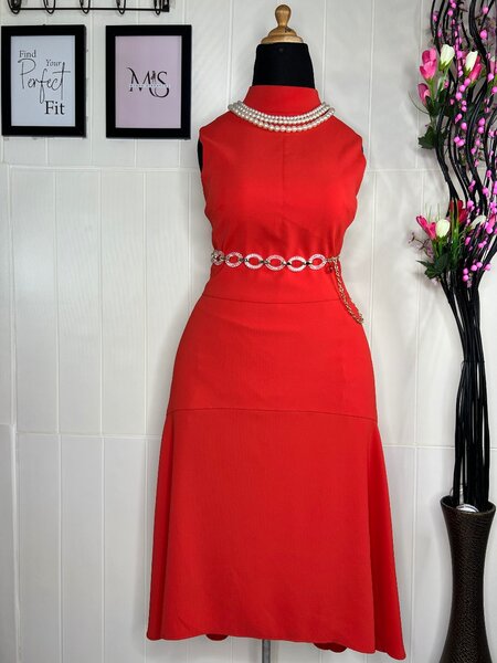 KAREN MILLEN RUBY HORIZON DRESS