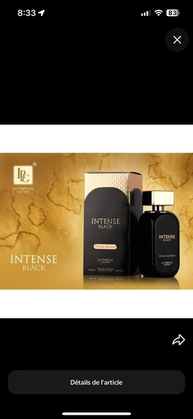 Intense Black Eau de Parfum