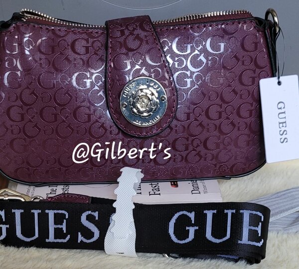 Guess meroon handbags
