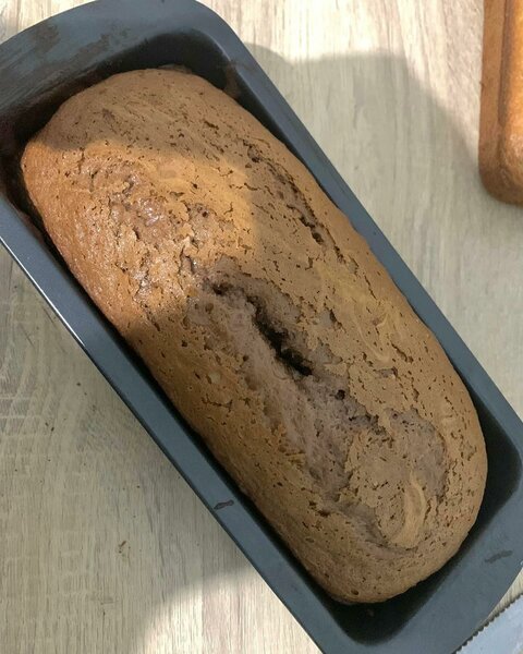 Bar de cake au chocolat